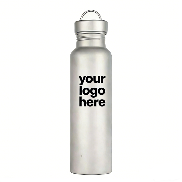Customized-Large Titanium Water Bottle With Titanium Cup